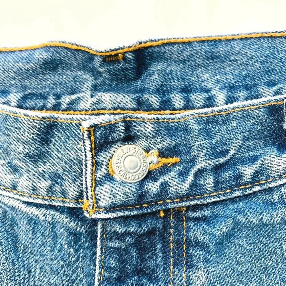 Vtg Levis 550 Tapered Relaxed Fit High Waist Jeans‎